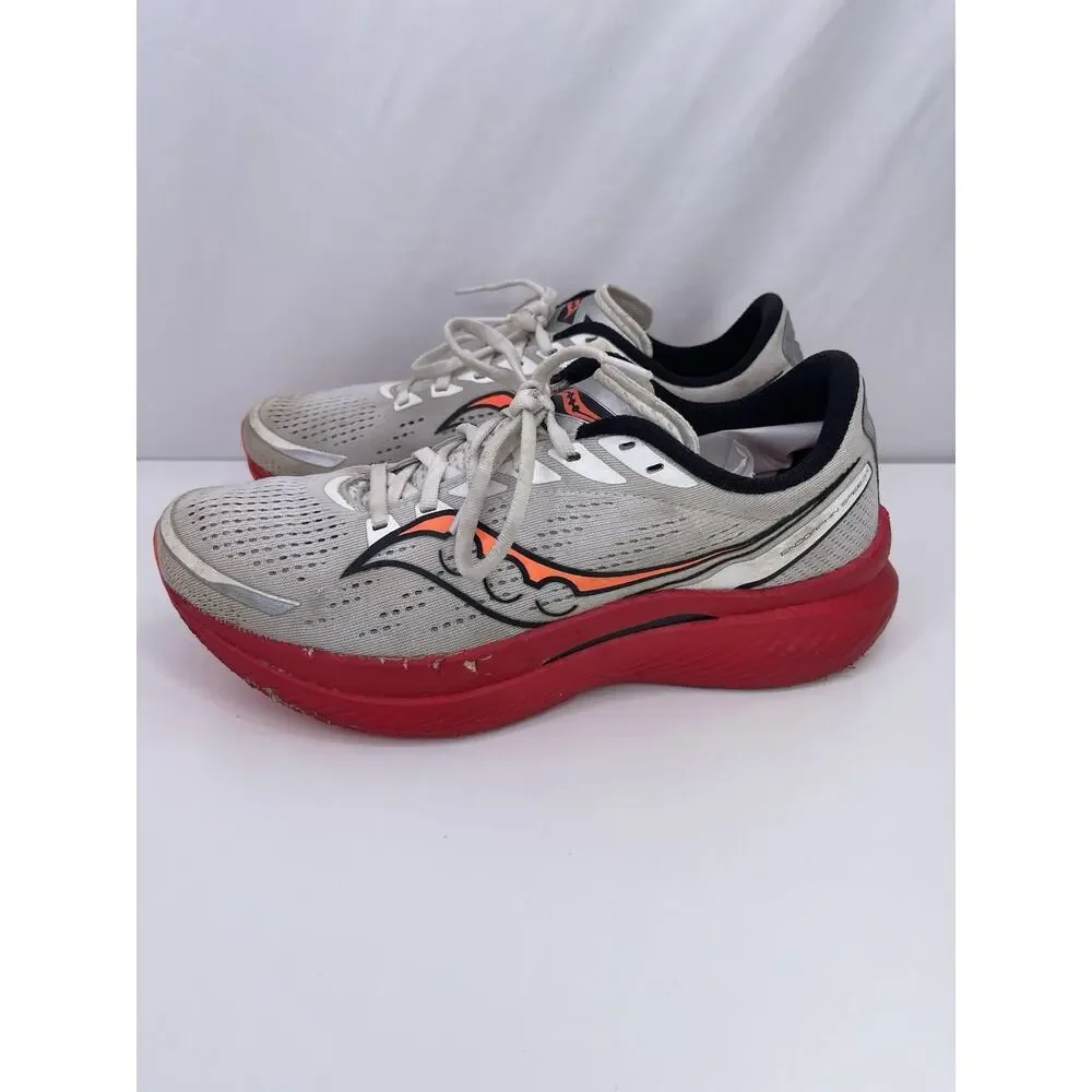 Saucony Endorphin Speed 3 Mens Running Shoes Gray Red PWRRUN PB